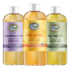 Oregon Soap Company Organic Castile Soap, 32 fl oz, 3-Pack
