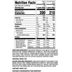 Oreo Mini Sandwich Cookies, Variety Pack, 1.5 oz, 30-count