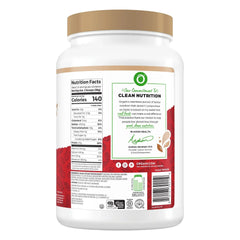 Orgain and Justin's Nut Butter Protein Powder, Dark Chocolate Peanut Butter, 2.01lbs