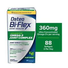 Osteo Bi-Flex Advanced Omega-3 Joint Complex Joint Support Supplement, Softgels, 88 Count
