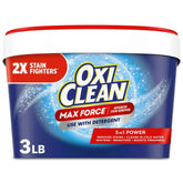 OxiClean Max Force Advanced Stain Remover Powder, To Use with Detergent, 3 lbs - USA MEGA SHOP
