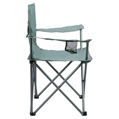 Ozark Trail Folding Camp Chair with Cup Holder – Lightweight, Portable Outdoor Chair for Camping, Tailgating & Sports – Green Goddess