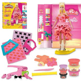 Play-Doh Barbie Designer Fashion Show Playset, Make Doll Clothes, Holiday Gifts for Girls & Boys 5 and up - USA MEGA SHOP