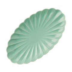 The Pioneer Woman Colette Stoneware 14-inch Serving Tray, green