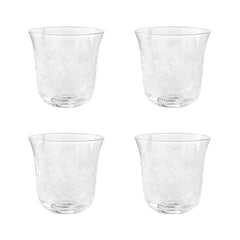 The Pioneer Woman Daisy Glass 12-Ounce Tumbler, Clear, Set of 4