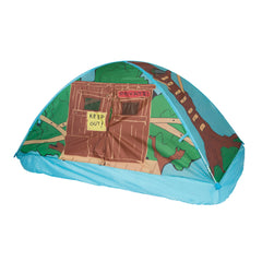 Pacific Play Tents Tree House Pop-up Bed Tent - Full - Polyester, Child