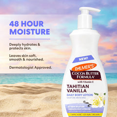 Palmer's Cocoa Butter Formula Body Lotion, Tahitian Vanilla, 20 fl oz (3 PACK )