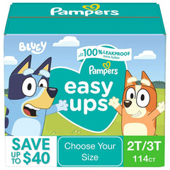 Pampers Easy Ups Training Pants Underwear, Sizes 2T-6T - USA MEGA SHOP