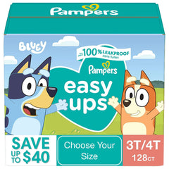 Pampers Easy Ups Training Pants Underwear, Sizes 2T-6T - USA MEGA SHOP
