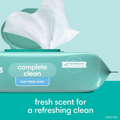 Pampers Complete Clean Baby Fresh Baby Wipes 12-Pack 864 Wipes