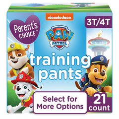 Parent's Choice Paw Patrol Training Pants for Boys, 3T/4T, 21 Count (Select for More Options)
