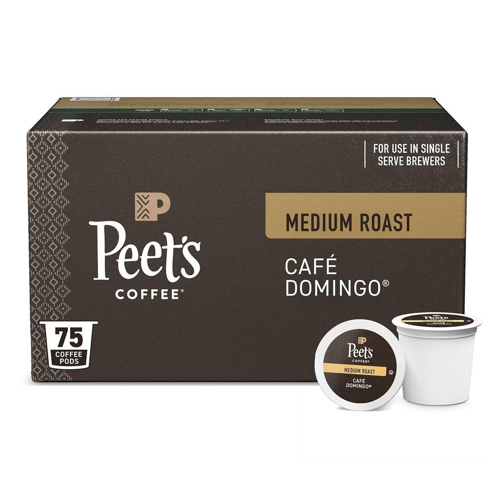 Peet's Coffee Medium Roast K-Cup Pods, Café Domingo 75 ct. - USA MEGA SHOP