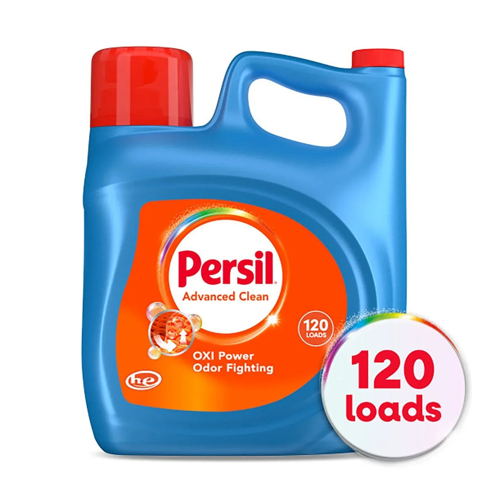 Persil Advanced Clean Oxi+Odor Liquid Laundry Detergent, 120 loads, 202 fl. oz. - USA MEGA SHOP