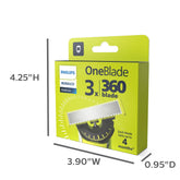 PhilipsNorelcoOneBlade360ReplacementBladesforRegularOneBladeTrimmer_3Pack8 - USA Mega Shop