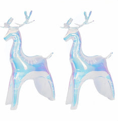 Pink Ceramic Balloon Reindeer Decoration, 8.5 in, by Holiday Time
