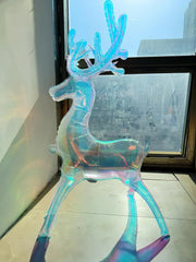 Pink Ceramic Balloon Reindeer Decoration, 8.5 in, by Holiday Time