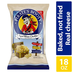 Pirate's Booty Aged White Cheddar Puffs, 18 oz. - USA MEGA SHOP