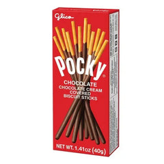 Pocky Cream Covered Biscuit Sticks, Chocolate, 1.41 oz, 10-count - USA MEGA SHOP