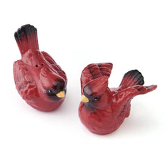 Poinsettia Holiday Cardinal Salt and Pepper Set - USA MEGA SHOP