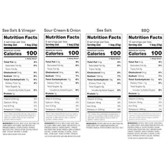 Popchips Potato Chips Snack Packs, Variety Pack, 0.8 oz, 30-count