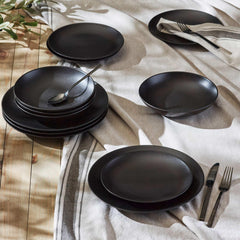Porto by Stone + Lain Semplice 12-Piece Dinnerware Set - USA MEGA SHOP