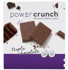 Power Crunch Protein Energy Bar, Triple Chocolate, 1.4 oz, 12-count