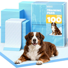 Powools Puppy Pads, 33.5" x 27.5" X-Large 6-Layer 100 Pack Dog Wee Wee Pads with Powerful Absorbency - USA MEGA SHOP