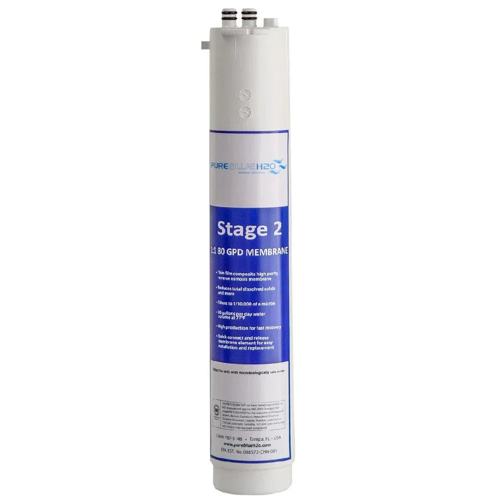 Pure Blue High Efficiency Membrane Replacement for 1:1 Reverse Osmosis Water Filtration System - USA MEGA SHOP