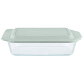 Pyrex Deep Glass Baking Dish with Lid, 7 x 11"
