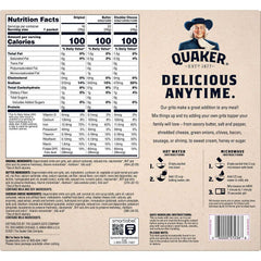 Quaker Instant Grits, Variety Pack 45.4 oz., 46 pk. - USA MEGA SHOP