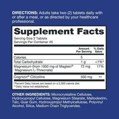 Qunol Brain Health Magnesium L-Threonate Tablets, 90 ct. - USA MEGA SHOP