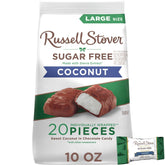 RUSSELL STOVER Sugar Free Coconut in Chocolate Candy, 10 oz. bag