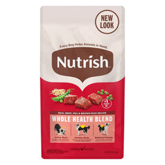 Nutrish Real Beef, Pea & Brown Rice Recipe Whole Health Blend Dry Dog Food, (Rachael Ray) - USA MEGA SHOP