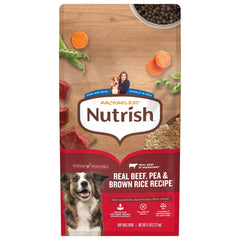 Rachael Ray Nutrish Adult Dry Dog Food Real Beef, Pea & Brown Rice Recipe