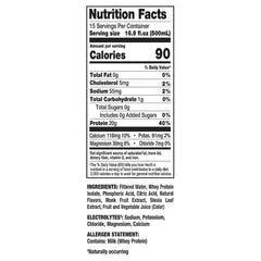 Ready Clear Protein Water, Black Cherry, 20g Protein, Bottles, 15 pk./16.9 oz.
