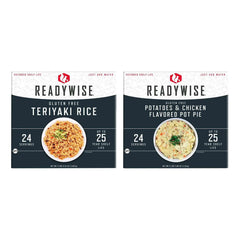 ReadyWise Gluten-Free Emergency Food Entree 2 Box Kit (48 Total Servings)