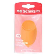 Real Techniques Miracle Complexion Sponge, Esponja de Maquillaje para Líquidos y Cremas, Naranja, 1 Unidad