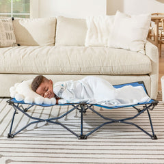 Regalo My Cot Portable Toddler Bed, Lightweight Foldable Travel Bed for Kids
