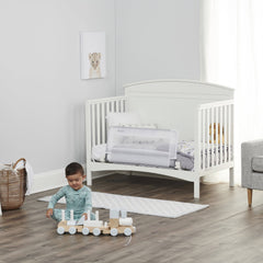 Regalo Swing Down Crib Rail with Reinforced Safety Anchor, Metal, Ages 2-5 Years