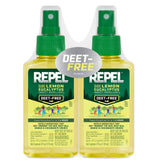 Repel Plant-Based Lemon Eucalyptus Insect and Mosquito Repellent, DEET-Free Bug Spray, 2 Pack