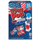 Ring Pop Red, White, And Blue Variety Pack, 32 ct. - USA MEGA SHOP