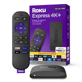 Roku Express 4K+ | Streaming Player HD/4K/HDR with Roku Voice Remote with TV Controls - USA MEGA SHOP