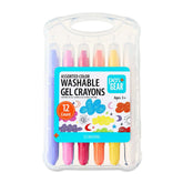 Pen+Gear Assorted Color Washable Gel Crayons, 12 Count - USA MEGA SHOP