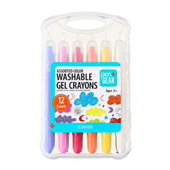 Pen+Gear Assorted Color Washable Gel Crayons, 12 Count - USA MEGA SHOP