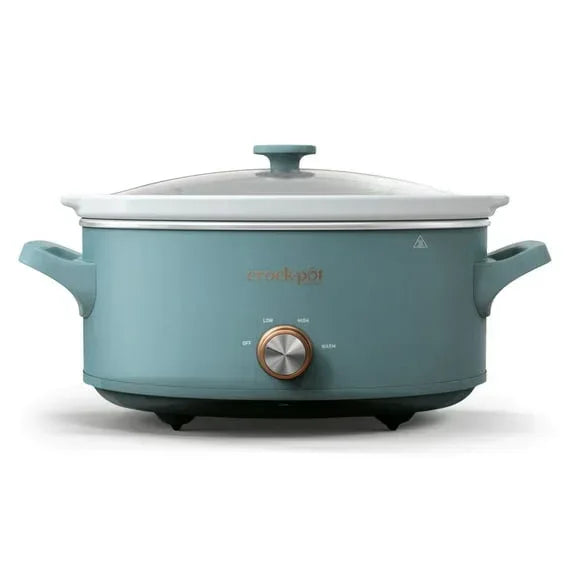 Crock-Pot Manual 7-Quart Slow Cooker, Reflection - USA MEGA SHOP