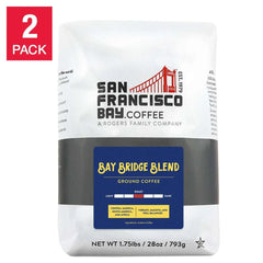 San Francisco Bay Coffee Bay Bridge Blend Ground 28oz, 2-pack - USA MEGA SHOP