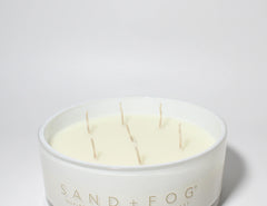 Sand + Fog 34oz Cocktail Candle with Rubber Wood Lid
