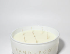 Sand + Fog 34oz Cocktail Candle with Rubber Wood Lid - USA MEGA SHOP