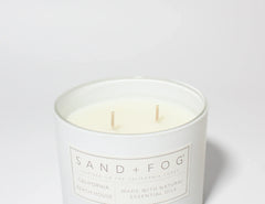 Sand + Fog 34oz Cocktail Candle with Rubber Wood Lid - USA MEGA SHOP