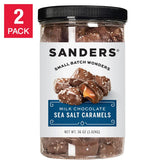 Sanders Milk Chocolate Sea Salt Caramels 36 oz., 2-pack - USA MEGA SHOP